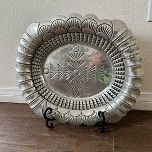 Silvestri  Silver color Artisan Tray
